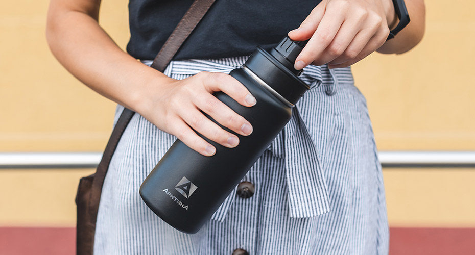 Термос с питьевой системой