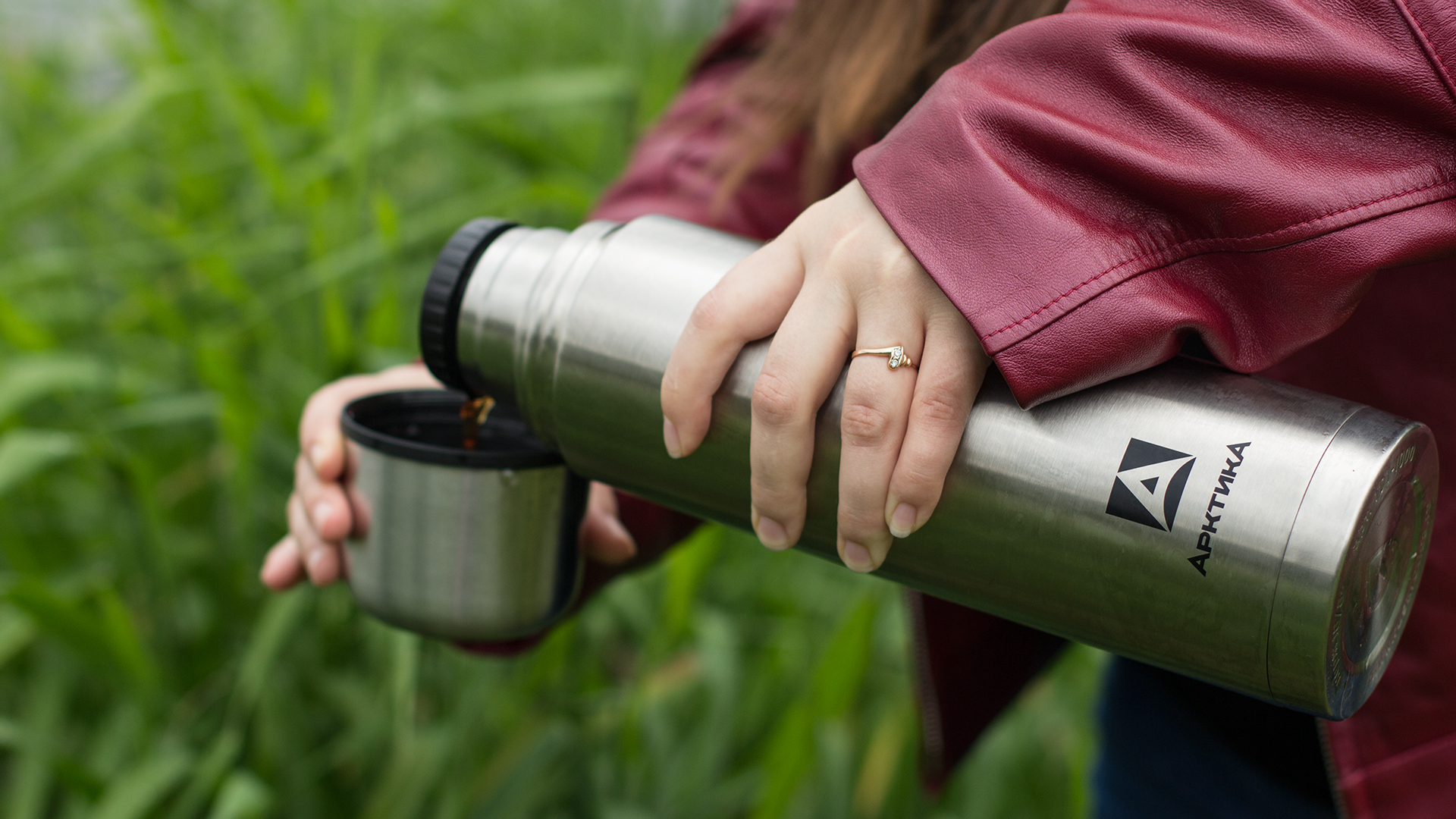 Классический термос с ситечком