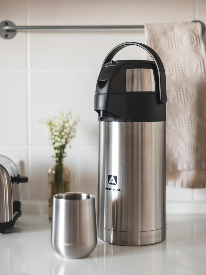 Термос 501 с помпой на 3л - 2