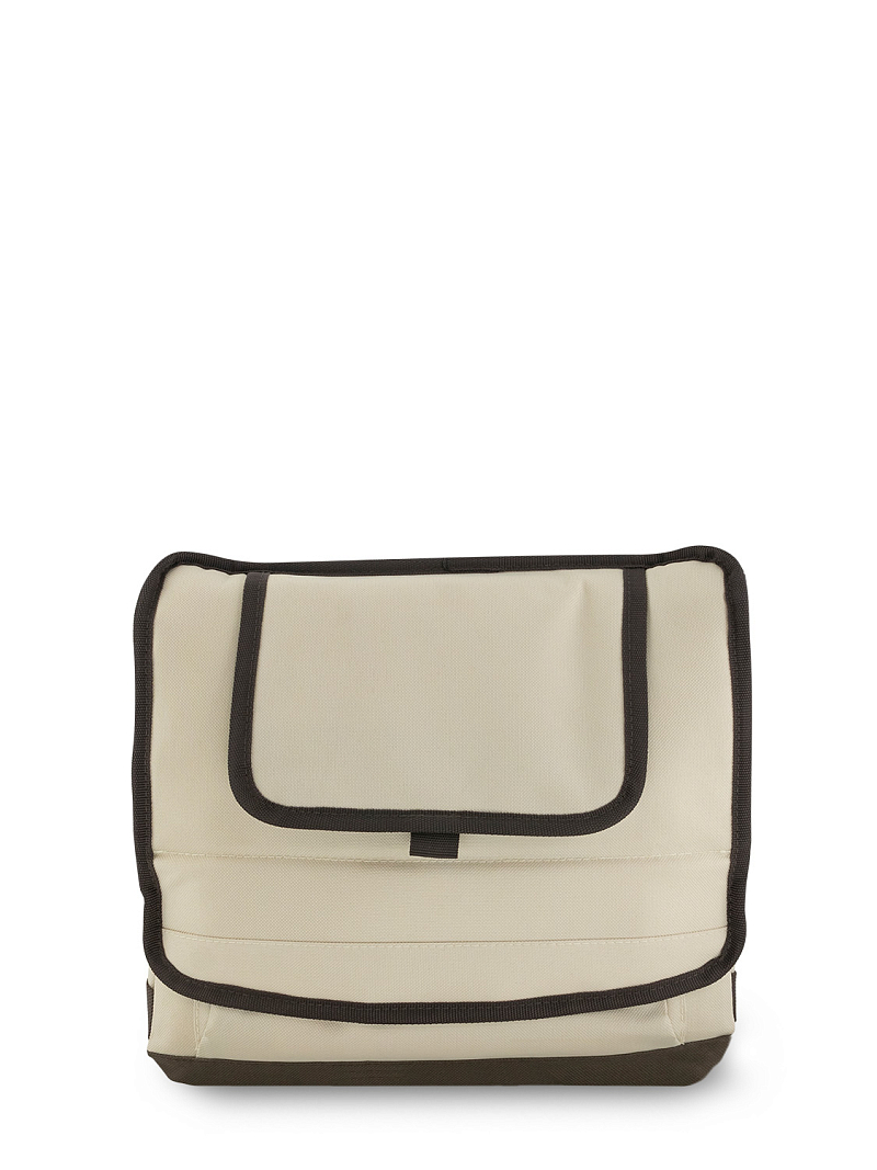 Бежевая сумка-холодильник 3000 классическая с люком на 10л - 4