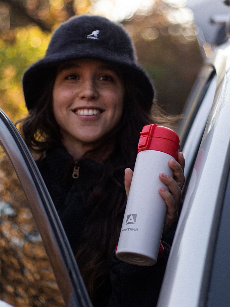 Термокружка 0.47л серии 703 «Арктика» с ситечком (уценка) - 3