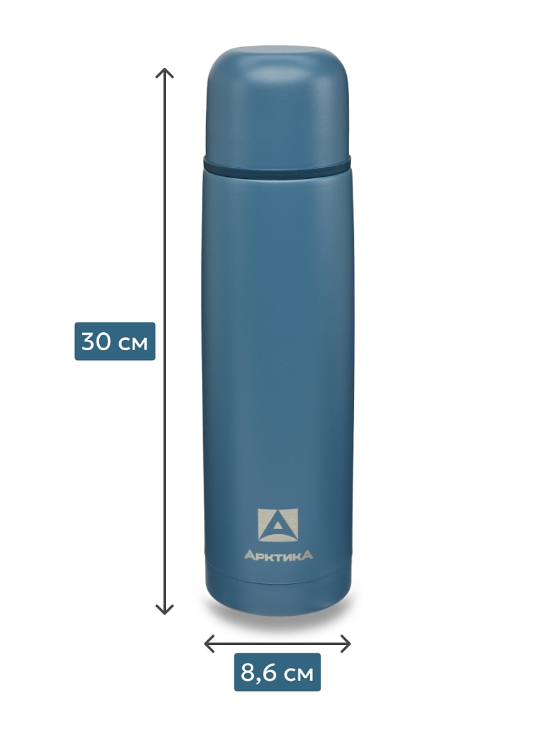 Термос серии 101 на 1л текстурный с узким горлом - 5
