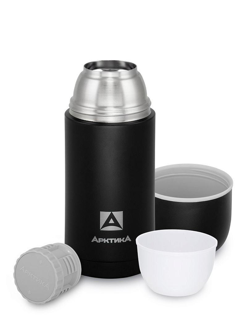 Термос серии 105 на 0.75л черный с узким горлом - 3