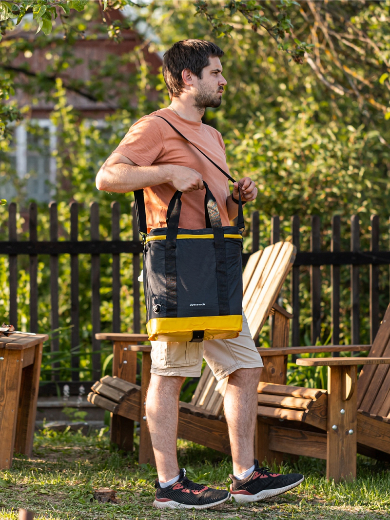 Термосумка 010 черная «Порт Диксон» на 20л  - 2