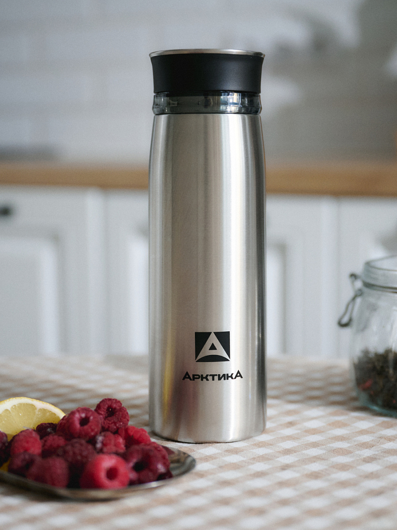 Термокружка 0.42л серии 715 стальной с ситечком (уценка) - 5