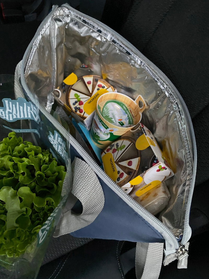 Синяя сумка-холодильник 3100 на 10л - 6