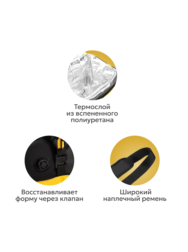 Термосумка 40л серии 010 «Порт Диксон» чёрная - 5