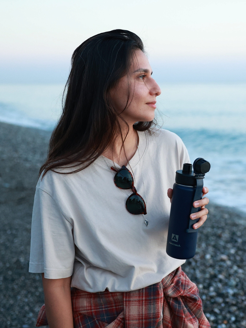 Термокружка серии 708 + спортивная крышка на 0.53л - 4