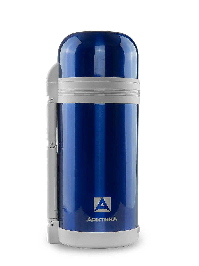 Синий универсальный термос 202 на 1.2л - 1