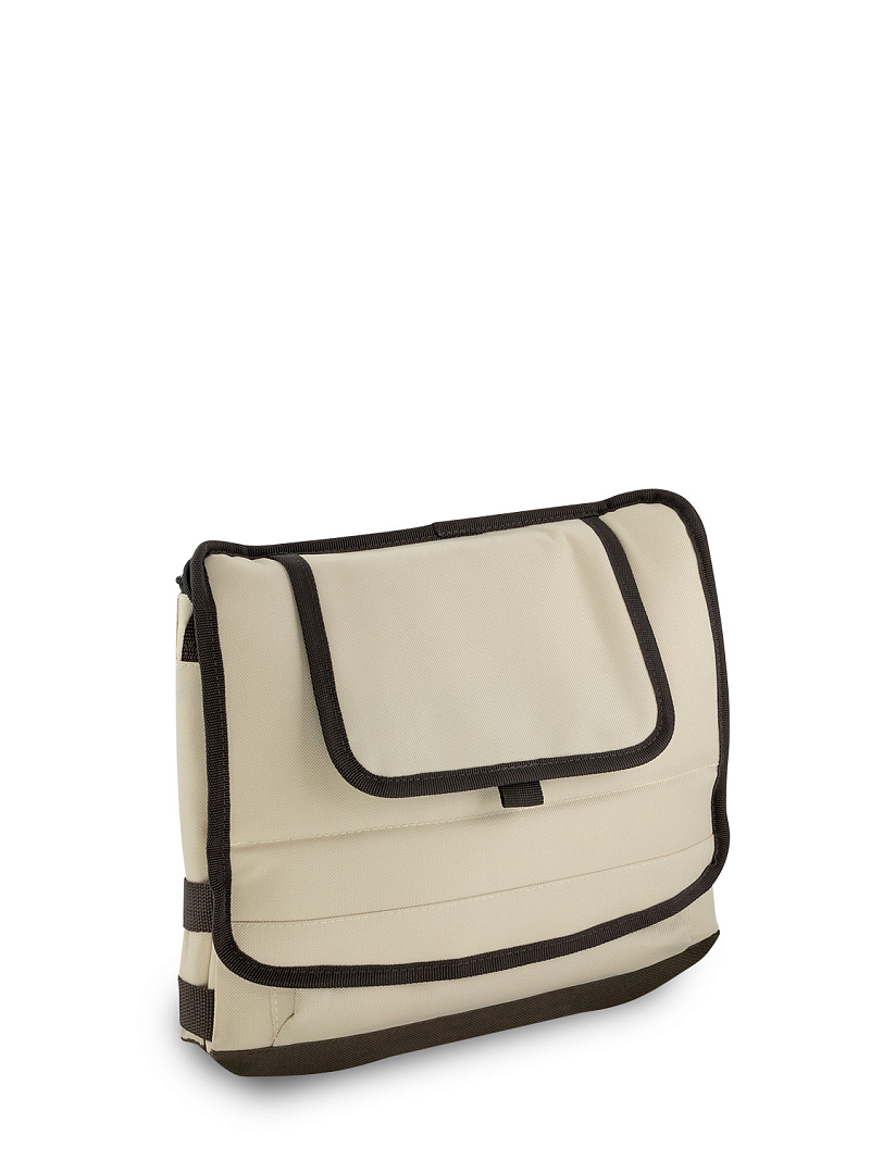 Бежевая сумка-холодильник 3001 классическая с люком на 10л - 10