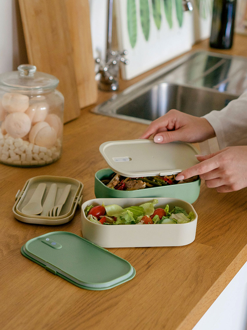 Ланч-бокс с 2 контейнерами на 1.35Л - 10