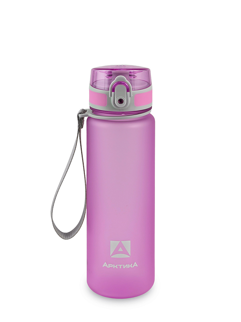 Питьевая бутылка 720 из тритана 0.5л, лавандовая матовая, с ситечком - 1
