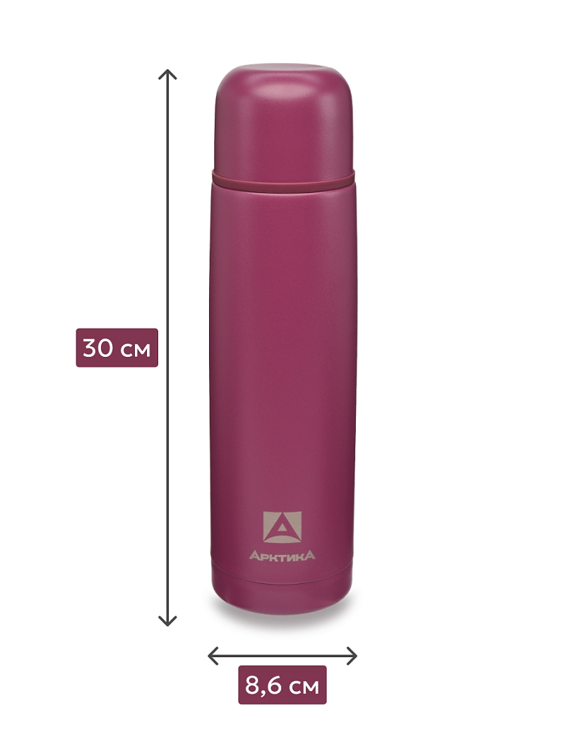 Термос серии 101 на 1л текстурный с узким горлом - 5