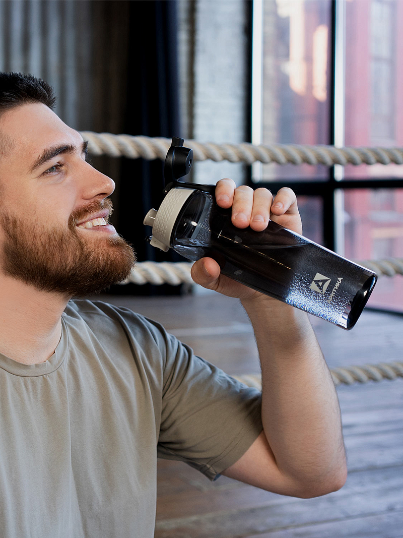 Черная ПИТЬЕВАЯ БУТЫЛКА 721 ИЗ ТРИТАНА 0.7Л - 4