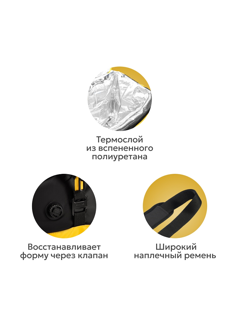 Термосумка 30л серии 010 «Порт Диксон» чёрная - 5