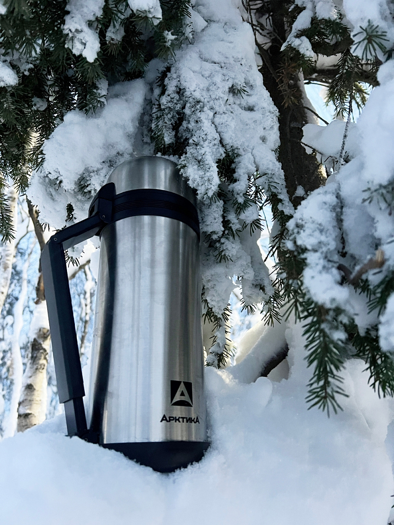 Термос серии 201 на 1.5л стальной универсальный - 6