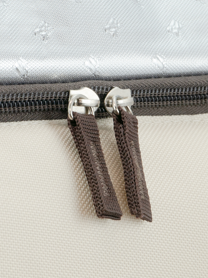 Бежевая сумка-холодильник 3001 классическая с люком на 10л - 6