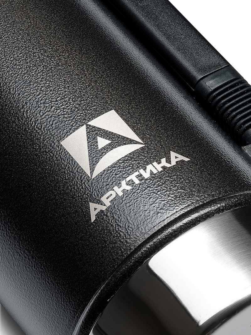 Термос серии 106P «УАЗИК» на 1.25л чёрный с ручкой - 7