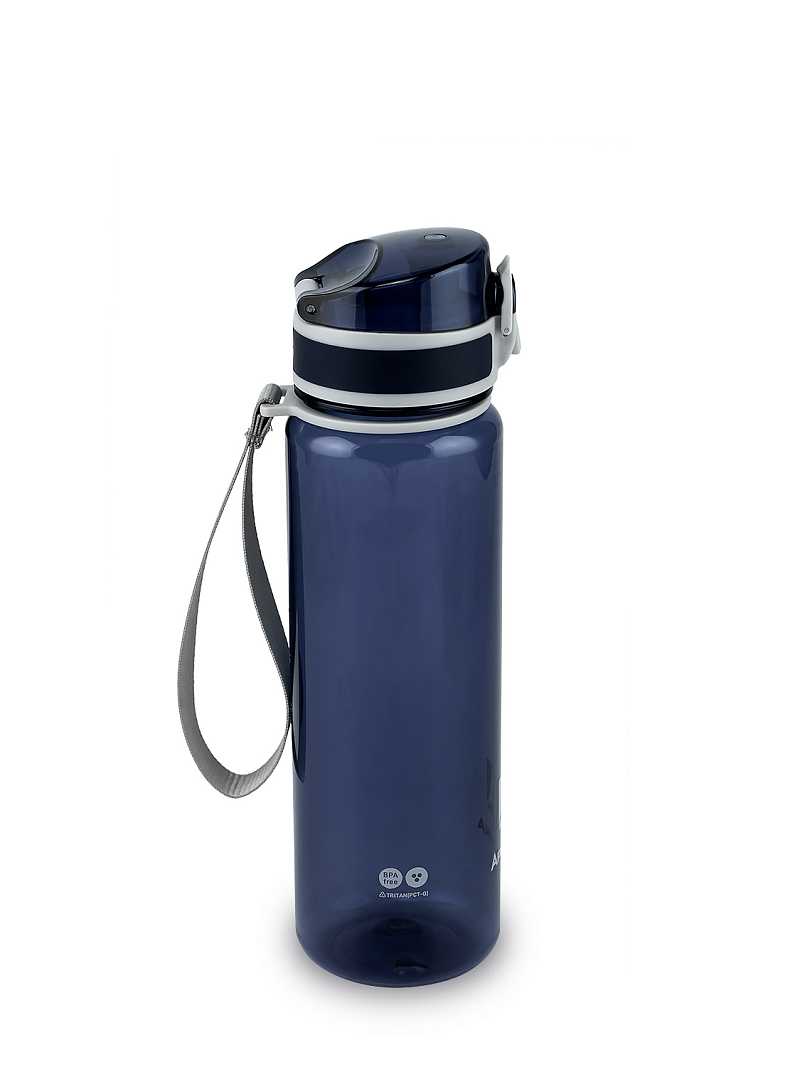 Питьевая бутылка 720 из тритана 0.5л, синяя глянцевая, с ситечком - 10