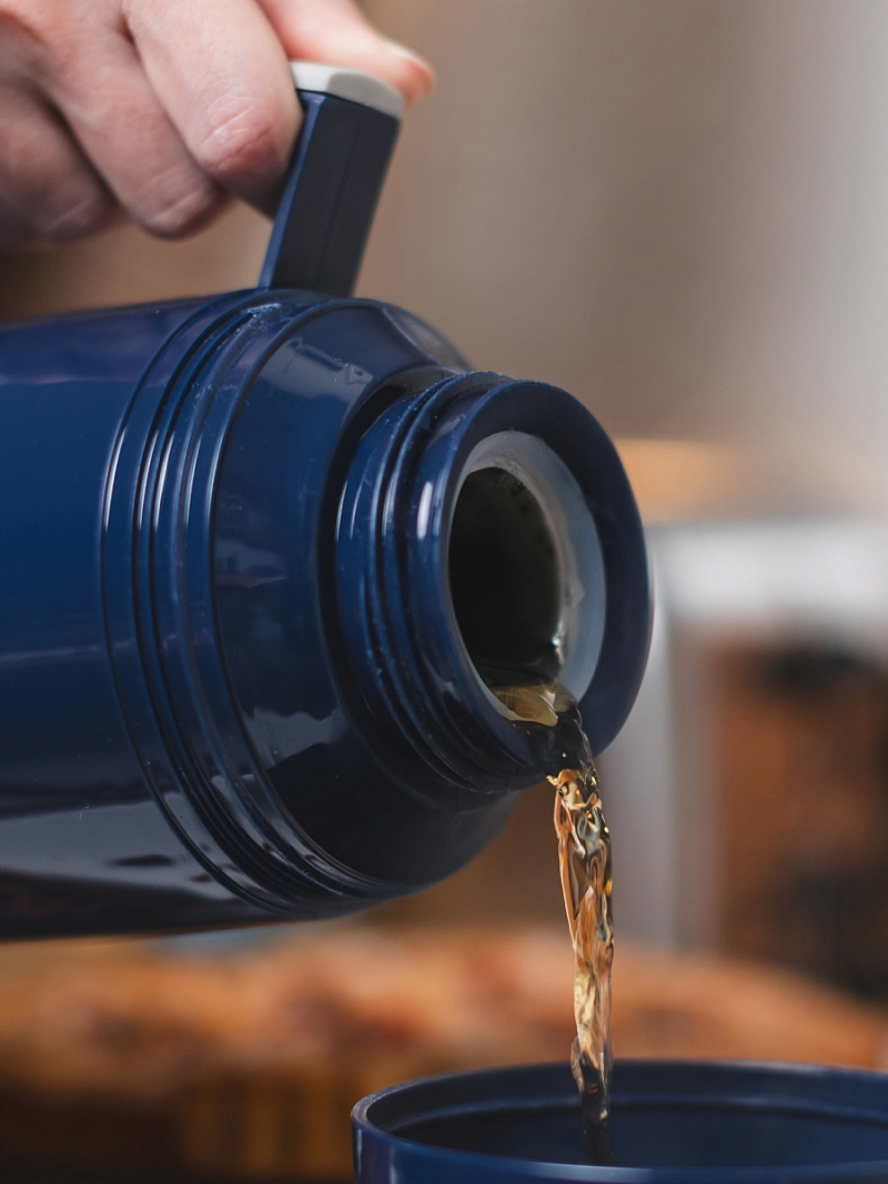 Стеклянный термос серии 1010 на 1л синий - 13