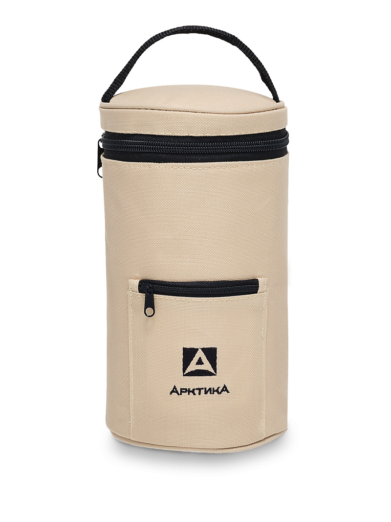 Термос 301 с широким горлом и чехлом на 1л  - 7