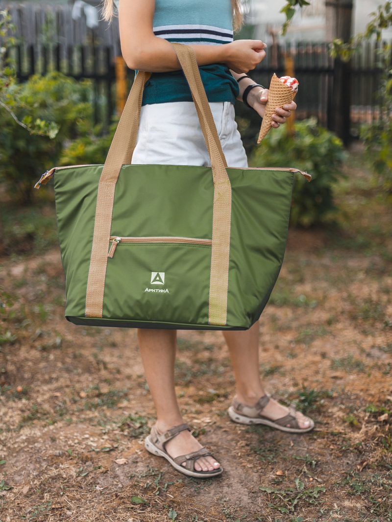 Зеленая сумка-холодильник 3100 на 30л - 2