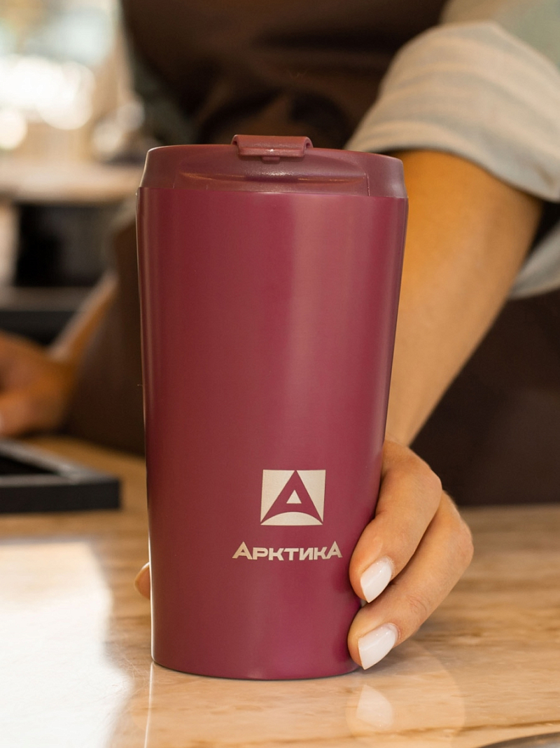 Термокружка 0.36л серии 716 «Вишня» для напитков - 2