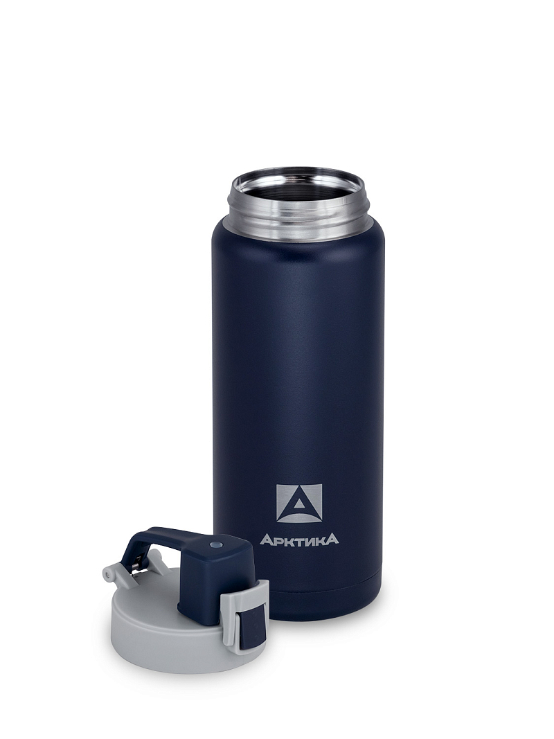 Термокружка 0.5л серии 702 «Сититерм» синяя (уценка) - 6