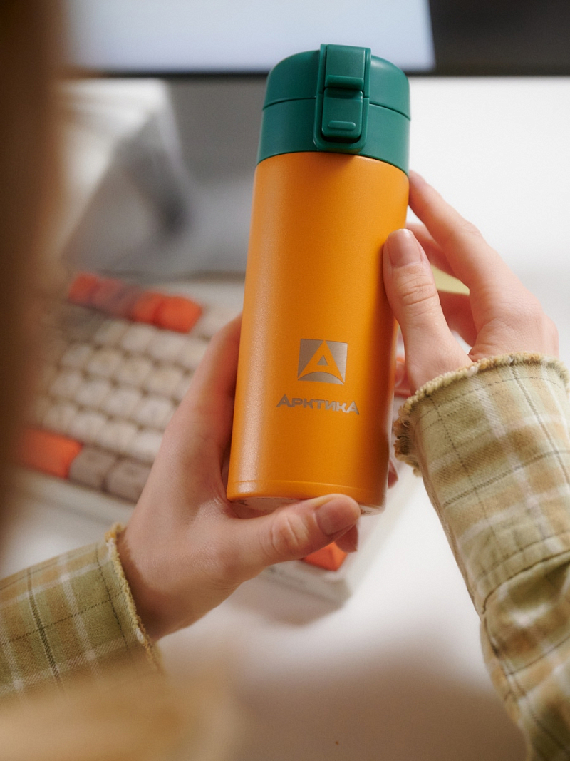 Термокружка 0.35л серии 703 «Морошка» с ситечком - 2