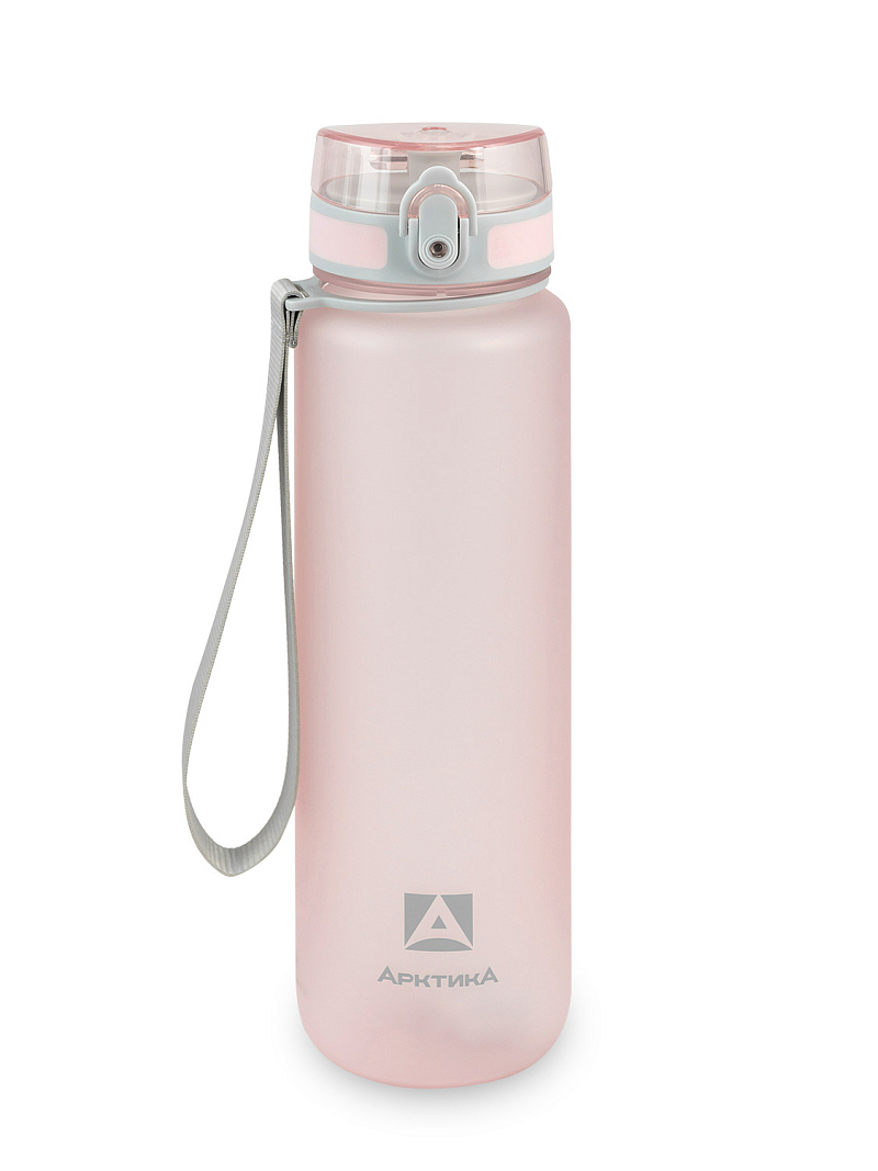 Питьевая бутылка 720 из тритана 0.5л, розовая матовая, с ситечком - 9