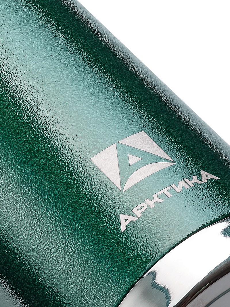 Зеленый термос 106 с узким горлом на 0.5л - 5