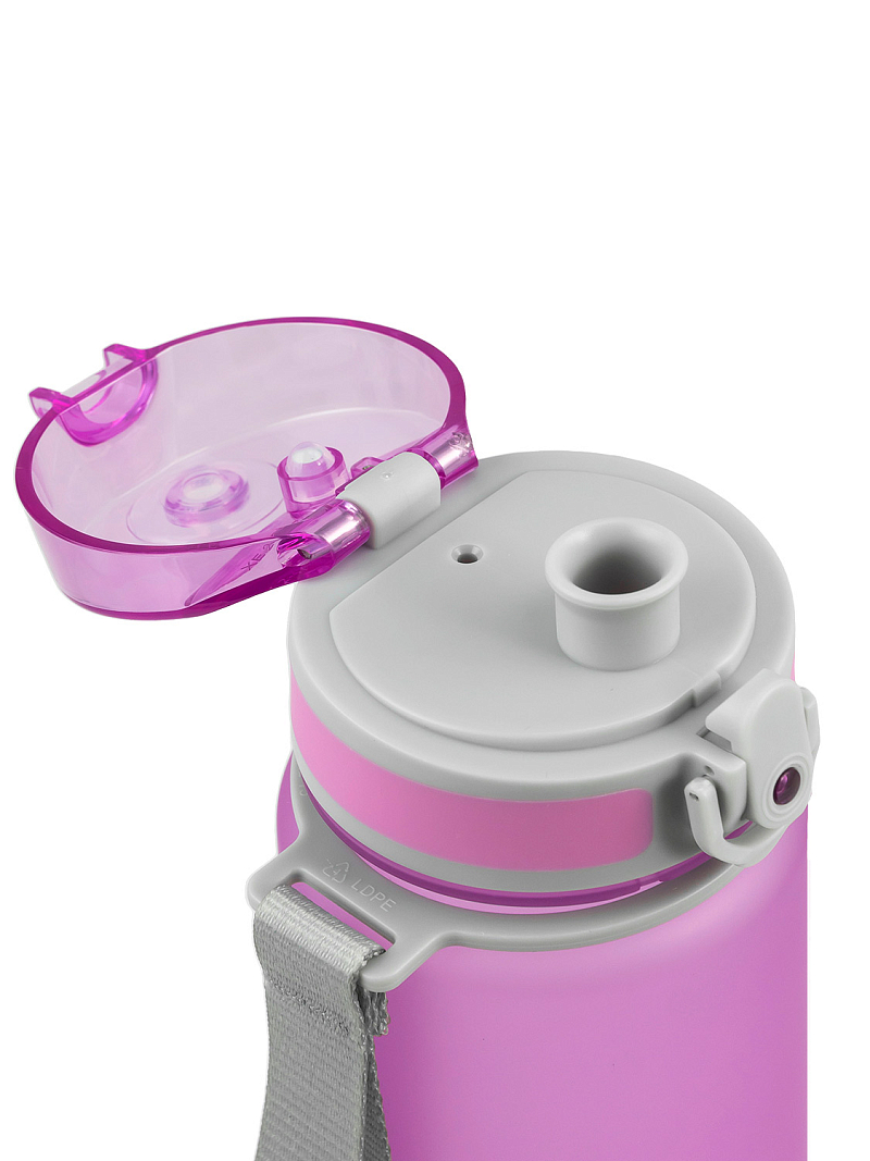 Питьевая бутылка 720 из тритана 0.5л, лавандовая матовая, с ситечком - 9