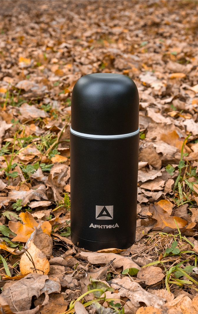 Термос серии 105 на 0.75л черный с узким горлом - 4