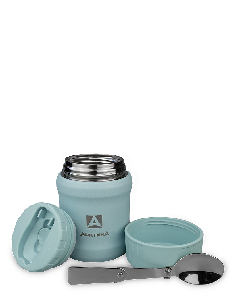 Голубой термос 311 для еды на 0.5л - 3