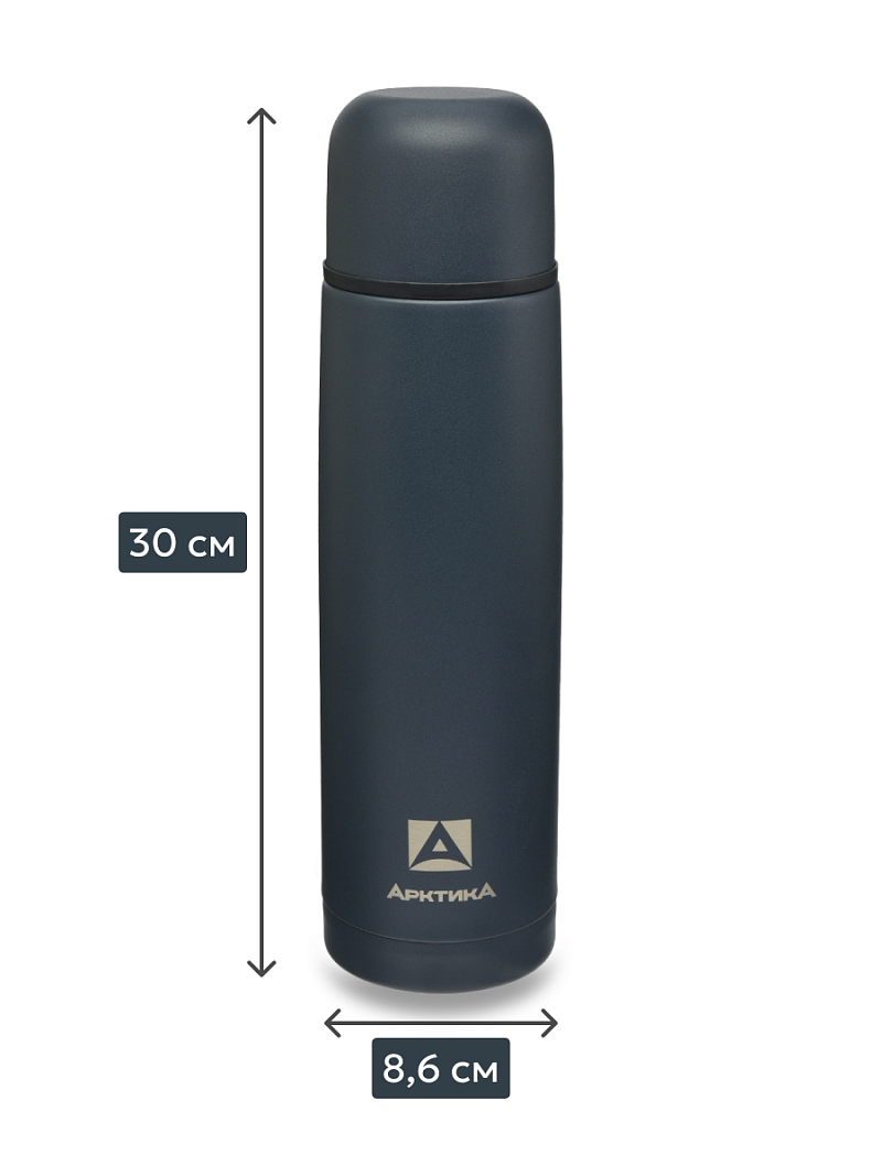 Термос серии 101 на 1л текстурный с узким горлом - 5