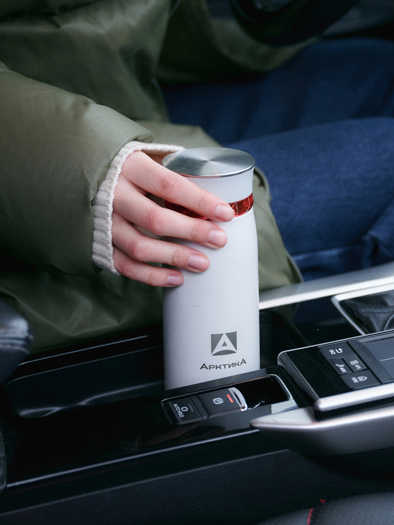 Термокружка 0.32л серии 715 «Арктика» с ситечком (уценка) - 3