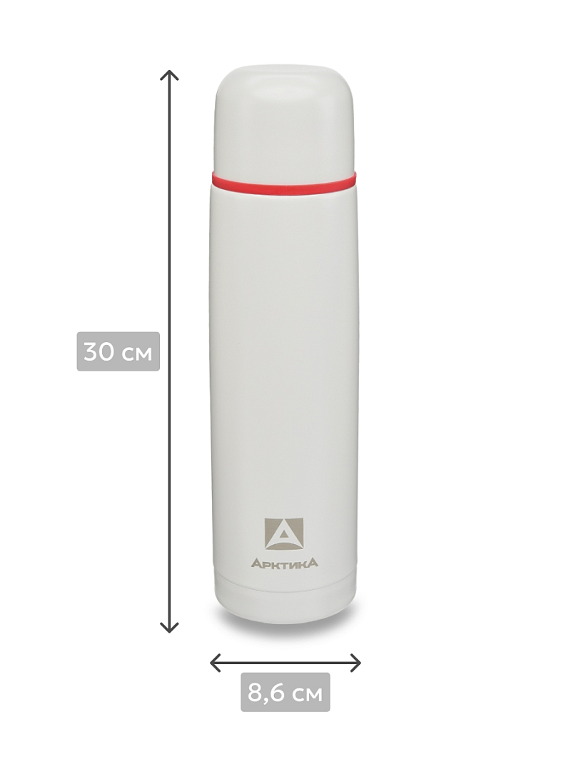 Термос серии 101 на 1л текстурный с узким горлом - 5