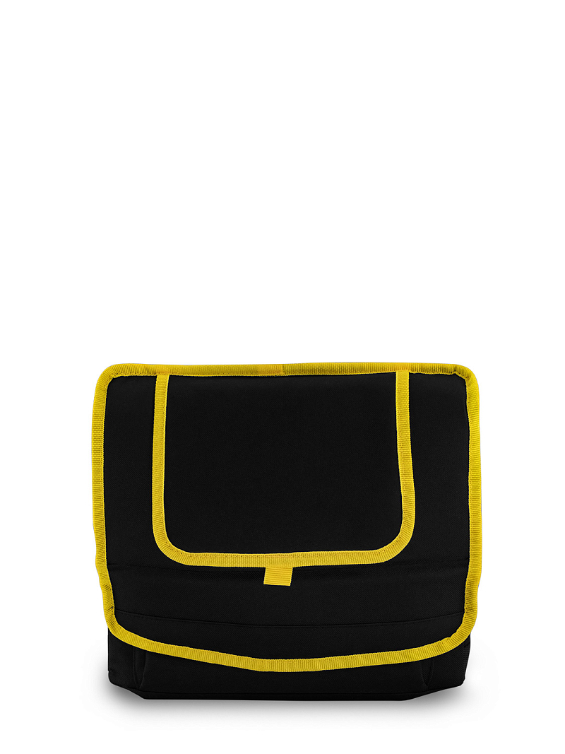 Черная сумка-холодильник 3000 классическая с люком на 10л - 6