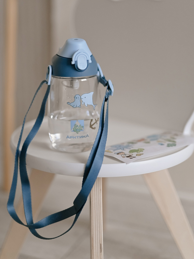 Тритановая бутылка серии 730 на 0.48л «нордик» с наклейками - 6