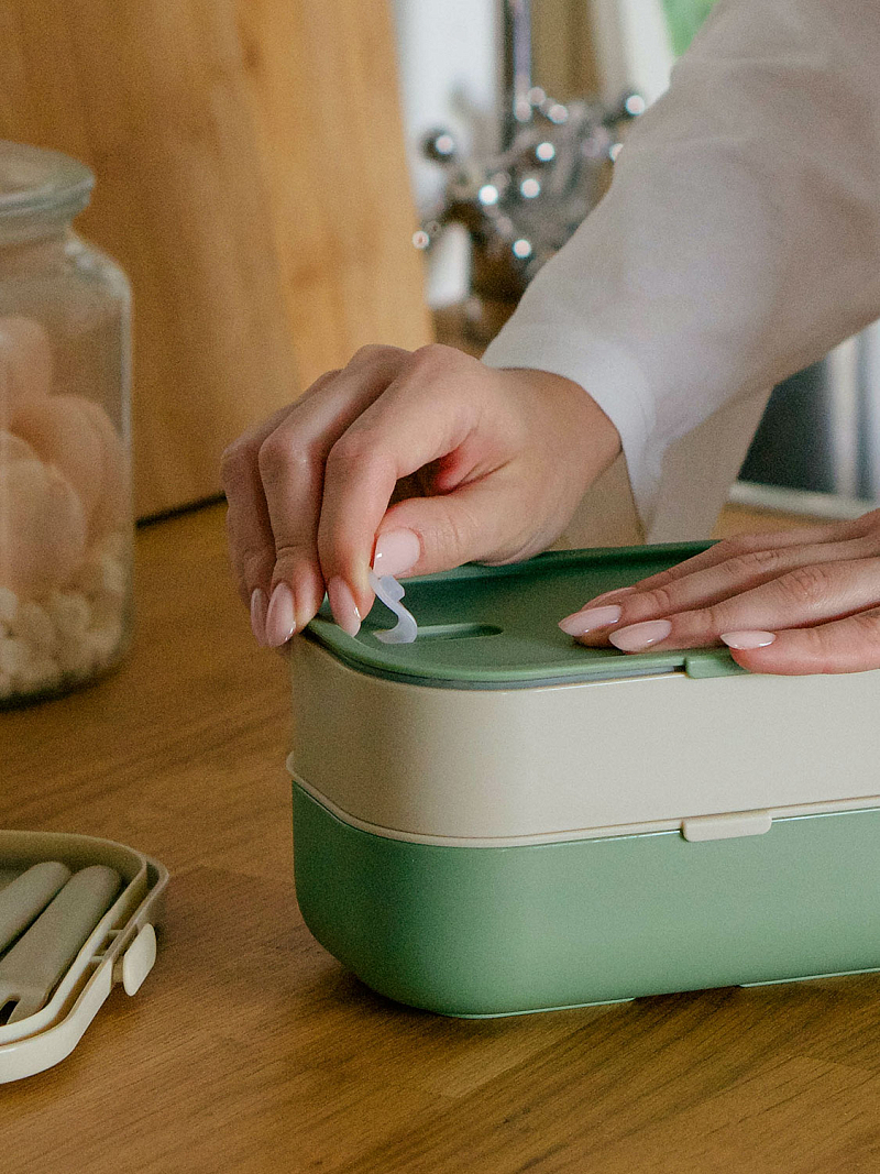 Ланч-бокс с 2 контейнерами на 1.35Л - 3