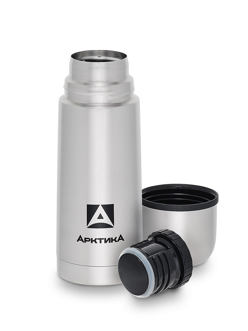 Термос серии 101 на 0.35л стальной с узким горлом - 3