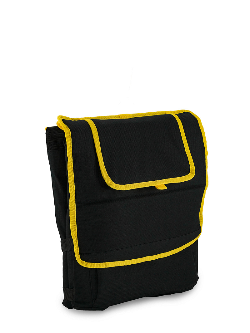 Черная сумка-холодильник 3001 классическая с люком на 30л - 9