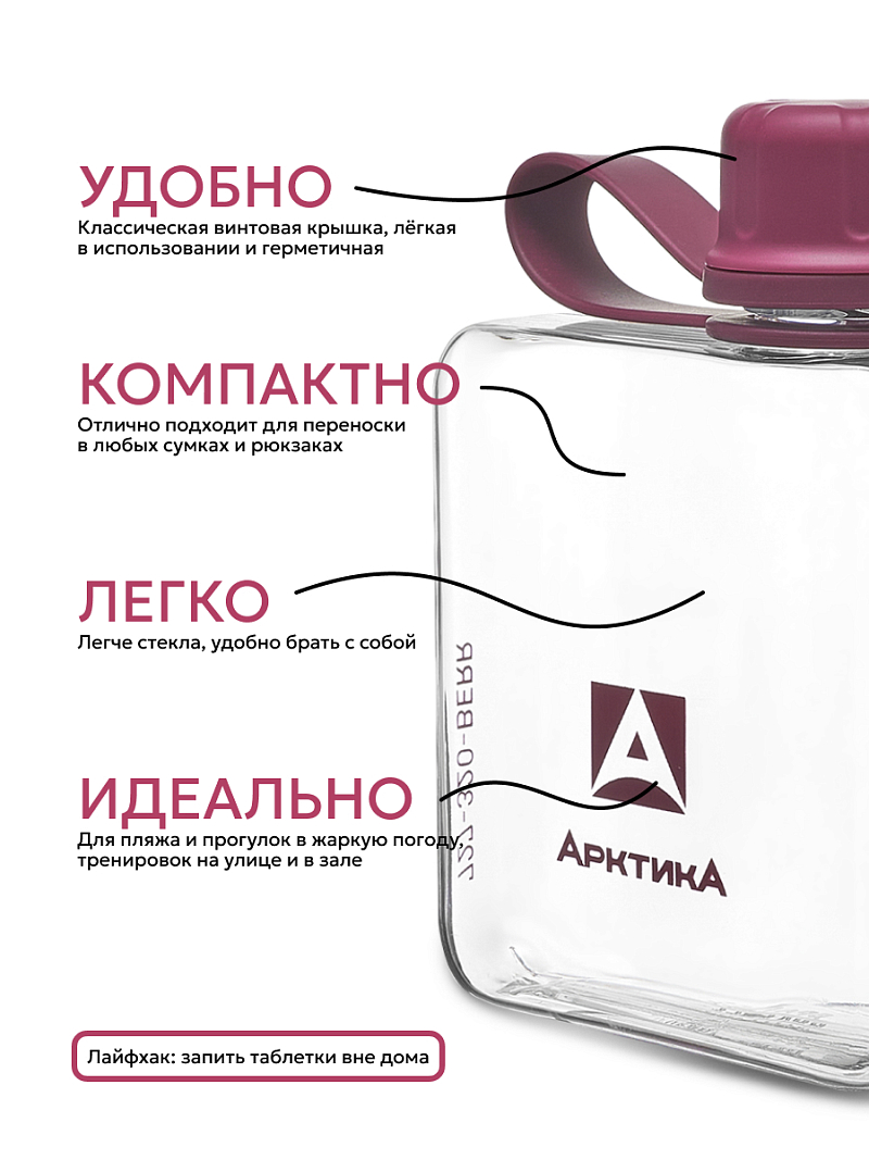 Тритановая бутылка 0.32л серии 727 «Вишня» (уценка) - 5