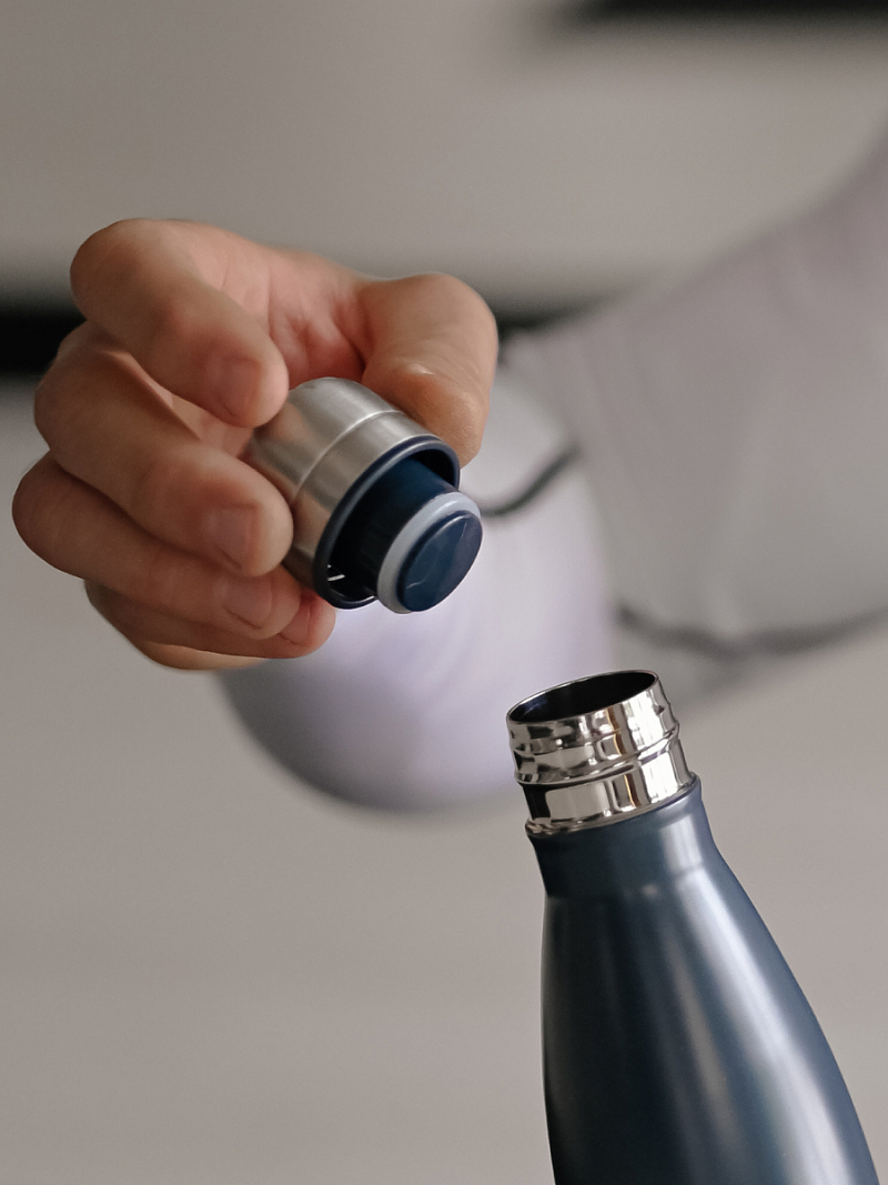 Термобутылка 0.44л серии 717 «Индиго» - 4