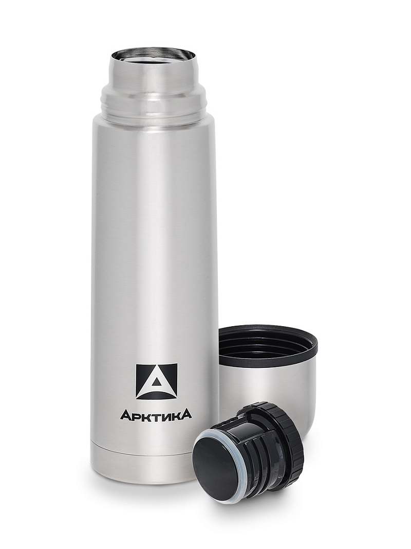 Термос серии 101 на 0.5л стальной с узким горлом - 3