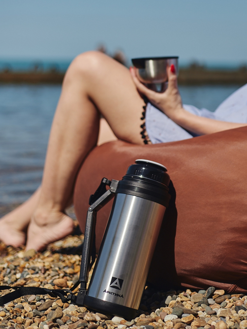 Термос серии 201 на 1.8л стальной универсальный - 6