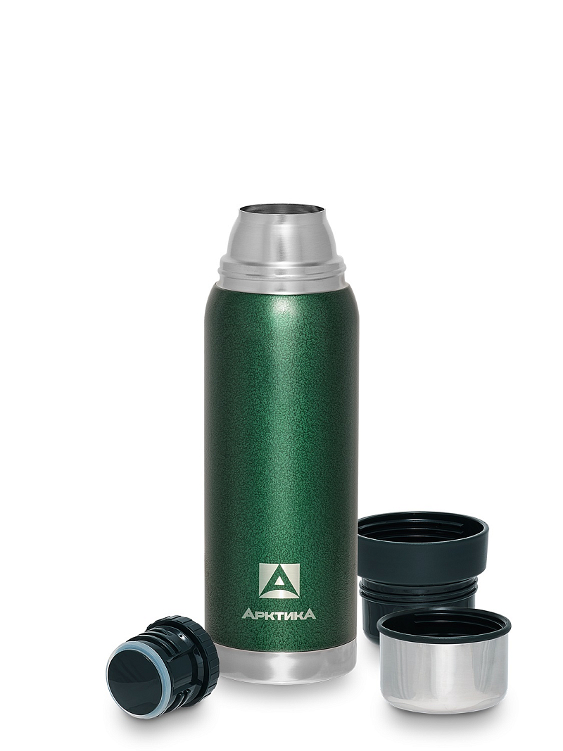 Зеленый термос 106 с узким горлом на 0.5л - 3