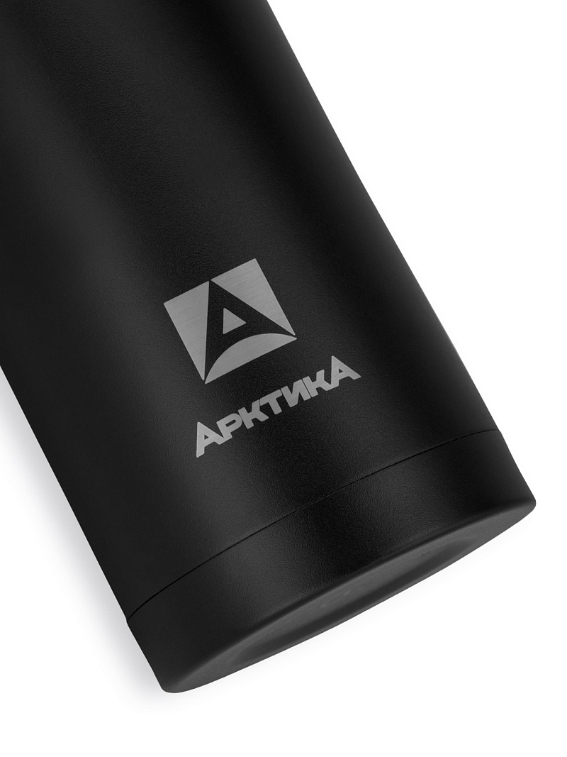 Черный термос 105 с узким горлом на 1л - 5