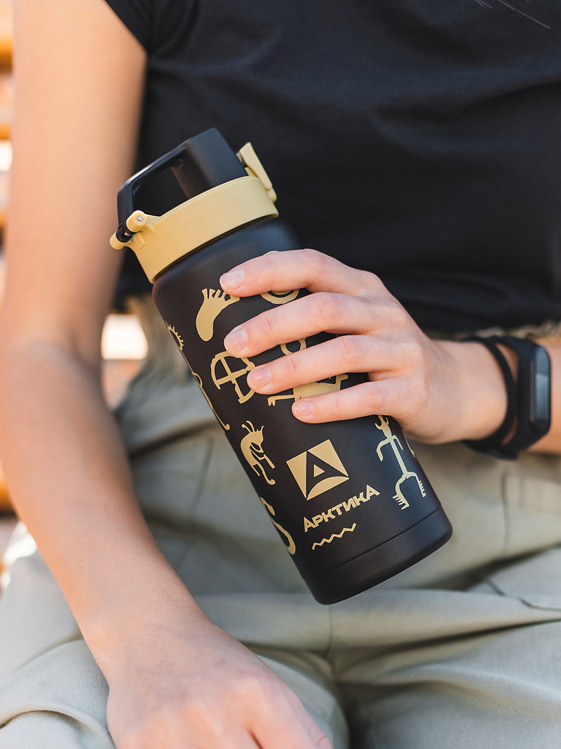 Термокружка серии 702 «Сититерм» «Черный вуду» на 0.5л - 2