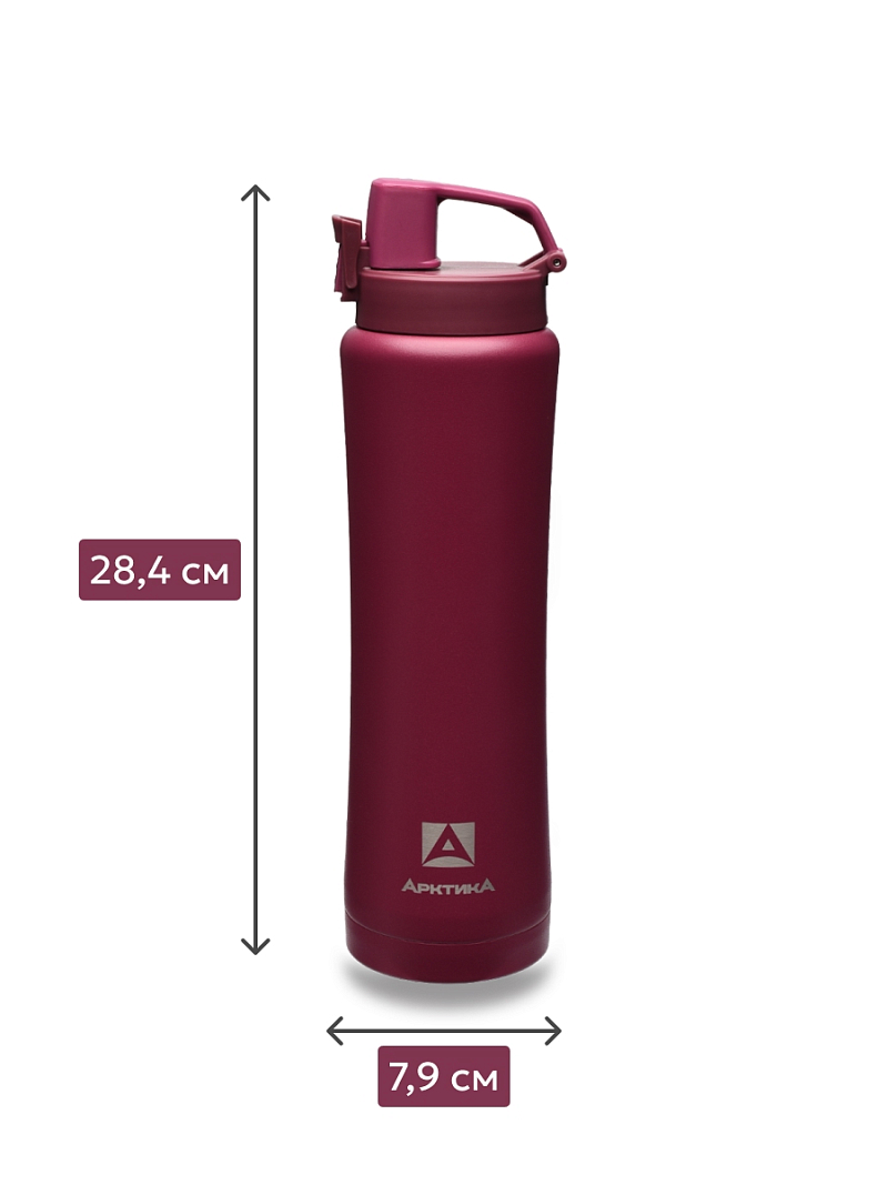 Термокружка 0.75л серии 702 «Сититерм» «Вишня» с ситечком (уценка) - 6